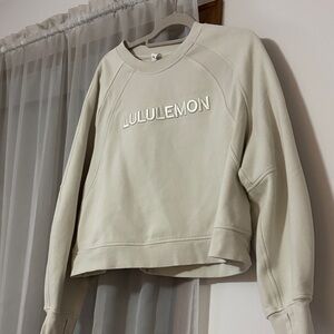 lululemon athletica Beige Sweatshirt